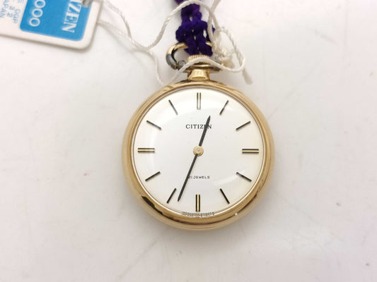 CITIZEN pocket watch with inlaid details, ladies' watch