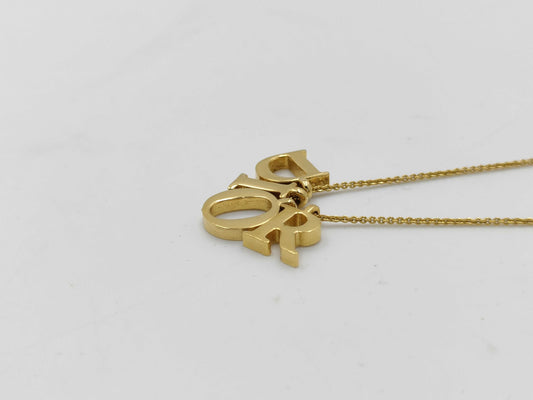 Dior logo necklace necklace