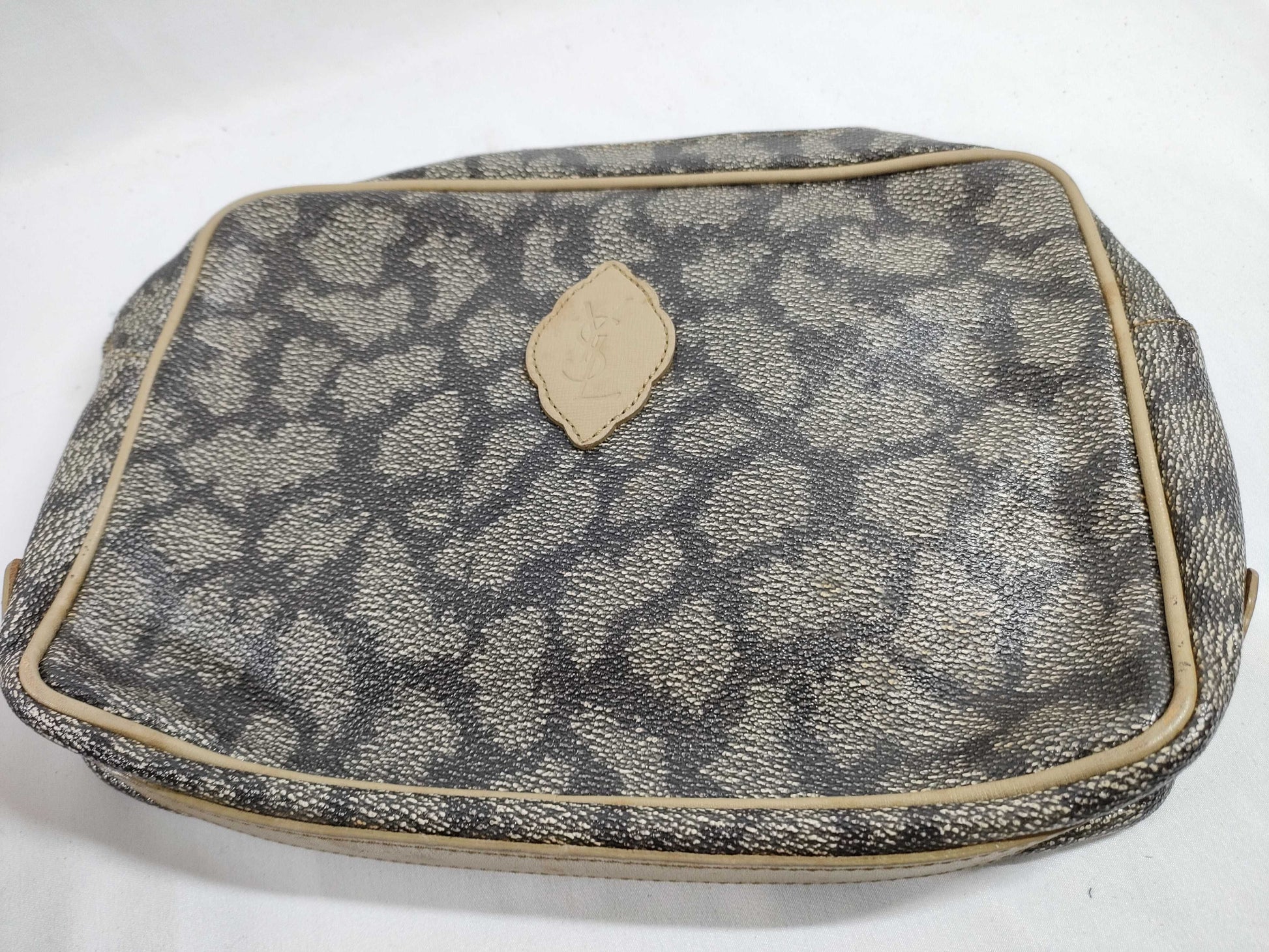 Yves Saint Laurent Boston Bag, PVC with Pouch, Vintage Boston Bag