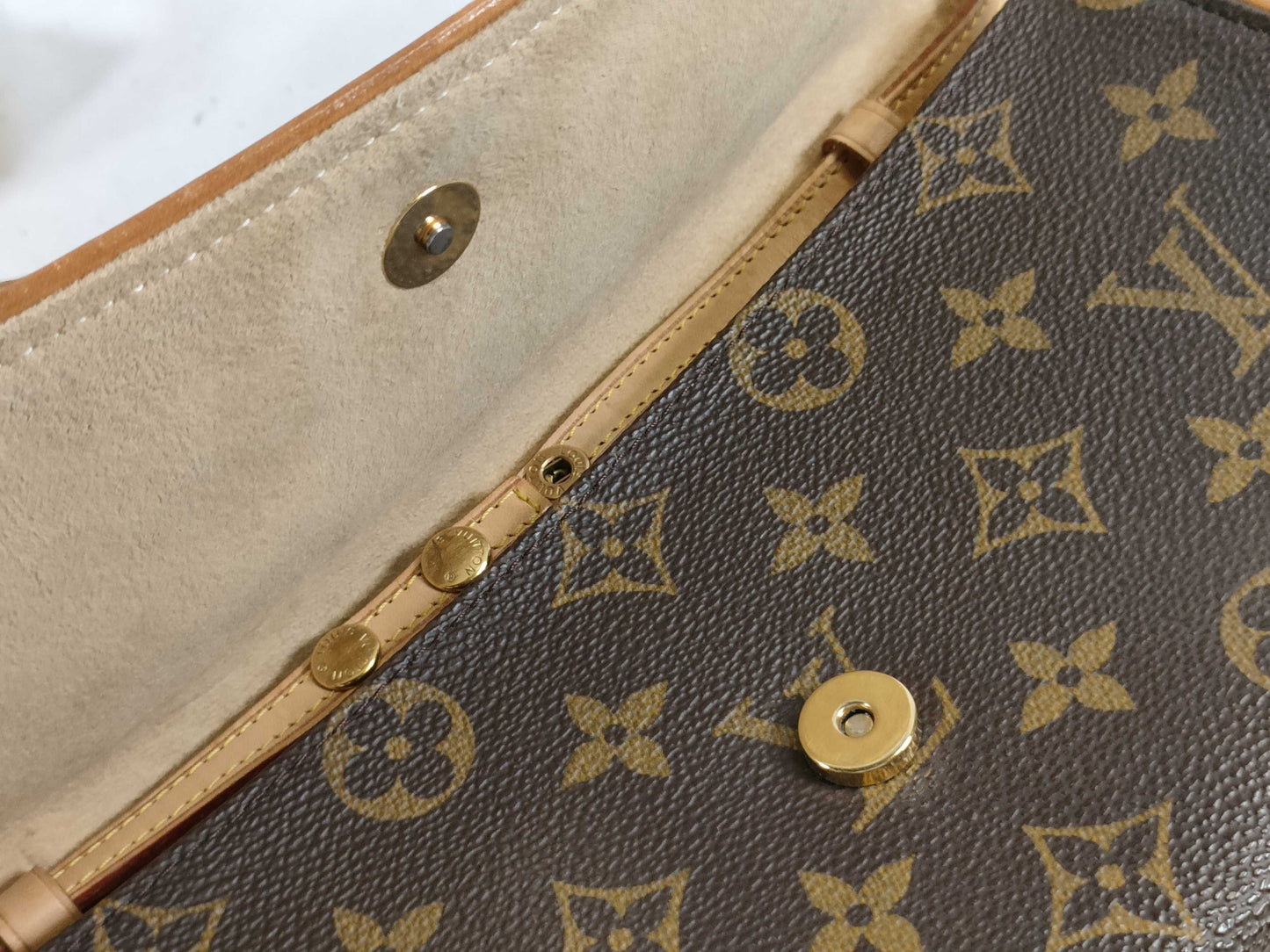 LOUIS VUITTON M51854 Monogram M51852 Pochette Twin GM Shoulder Bag