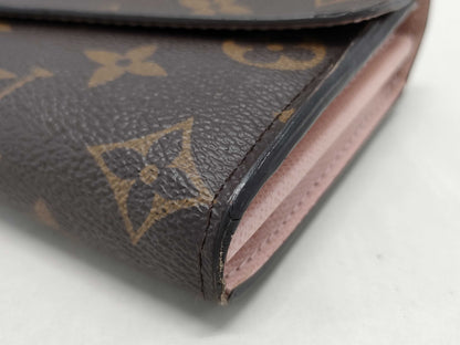 LOUIS VUITTON Monogram M62235 Monogram Rose Ballerine Wallet