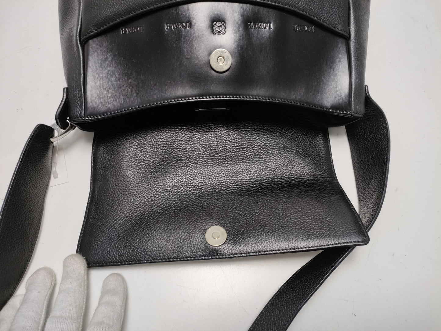 LOEWE Leather One-Shoulder Shoulder Bag