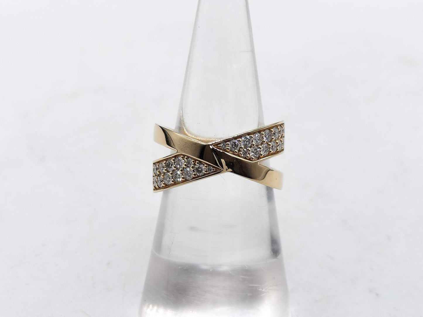 Tiffany & Co. X Wide Ring, D0.51ct, PG, Au750, 9.7g, Ring 