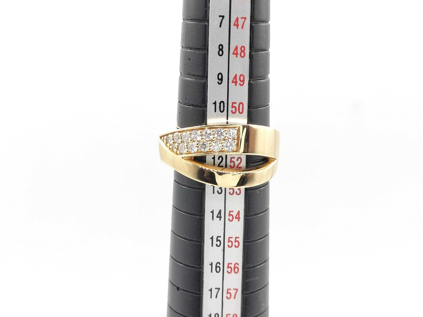 Tiffany & Co. X Wide Ring, D0.51ct, PG, Au750, 9.7g, Ring 