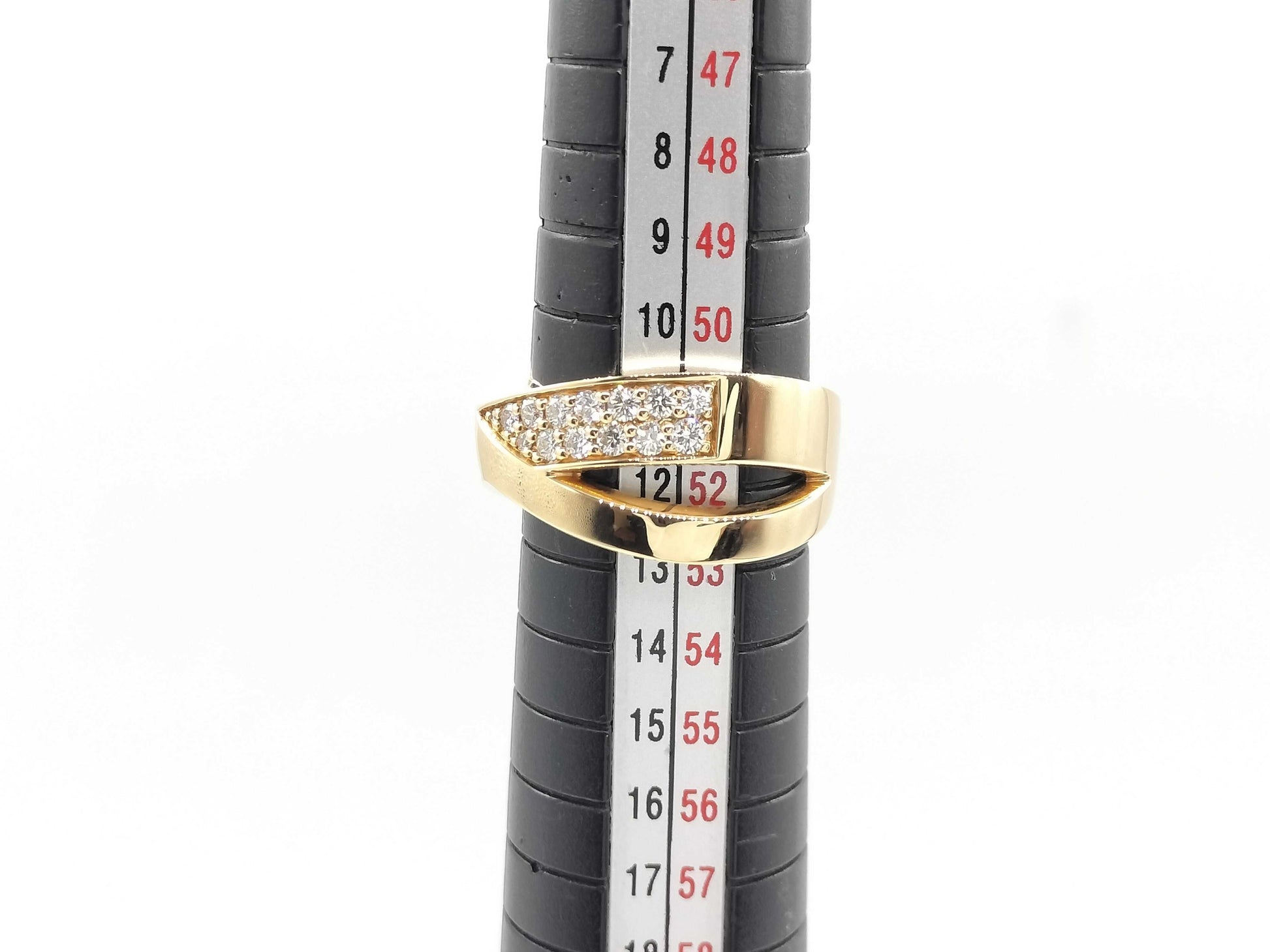 Tiffany & Co. X Wide Ring, D0.51ct, PG, Au750, 9.7g, Ring 