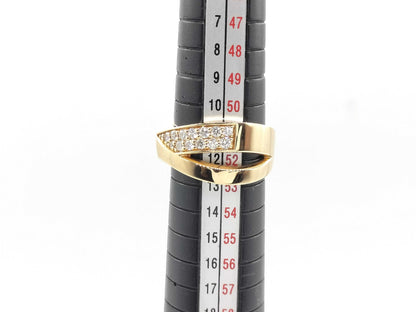 Tiffany & Co. X Wide Ring, D0.51ct, PG, Au750, 9.7g, Ring 