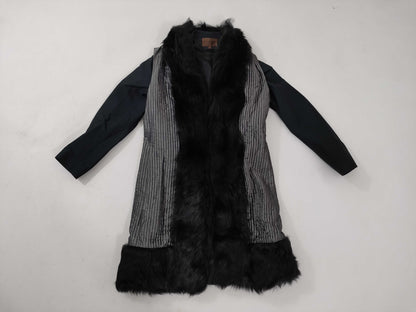 LOEWE Fur Layered Coat/Vest Coat