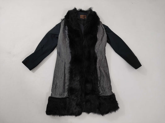 LOEWE Fur Layered Coat/Vest Coat