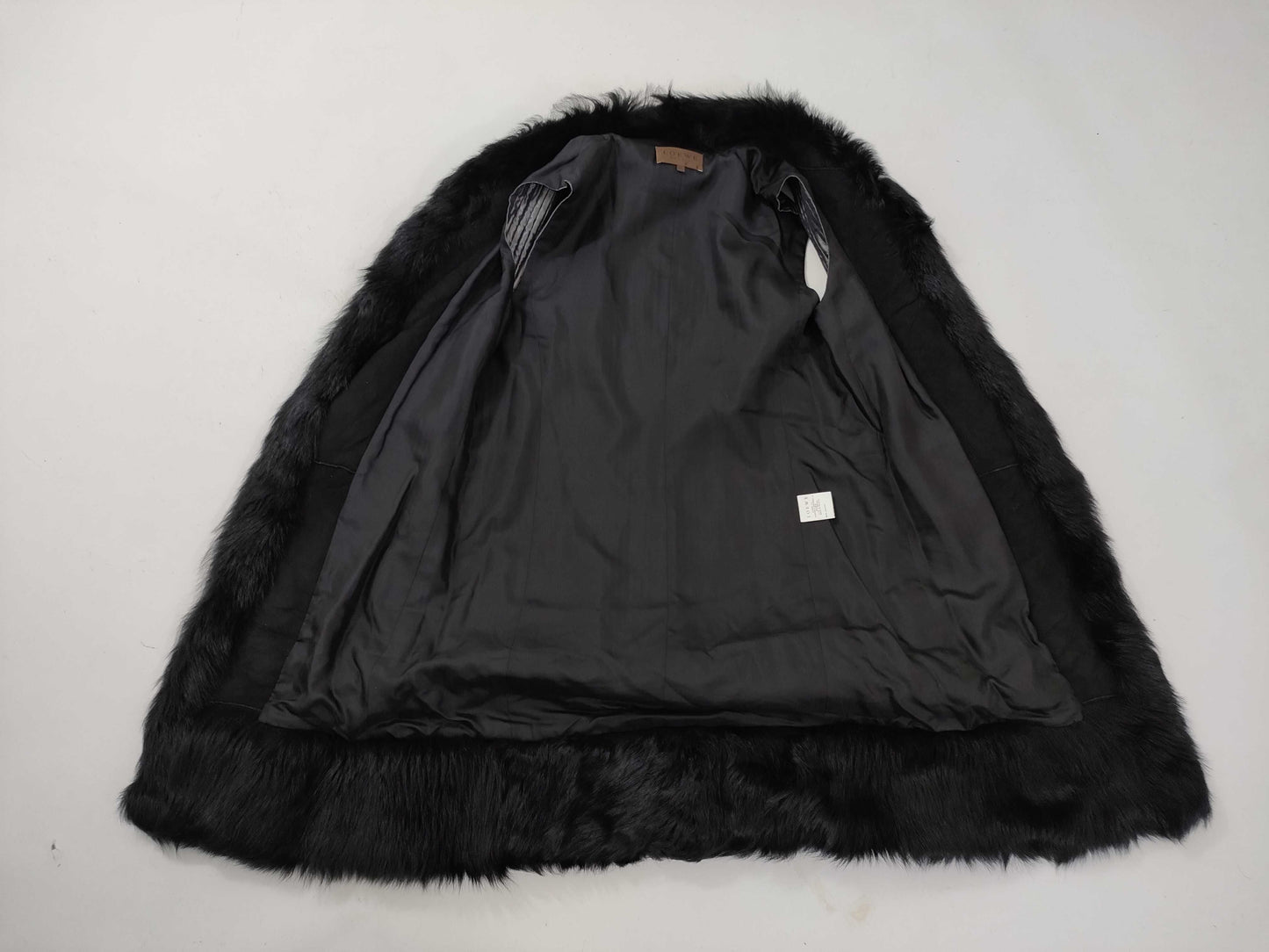 LOEWE Fur Layered Coat/Vest Coat