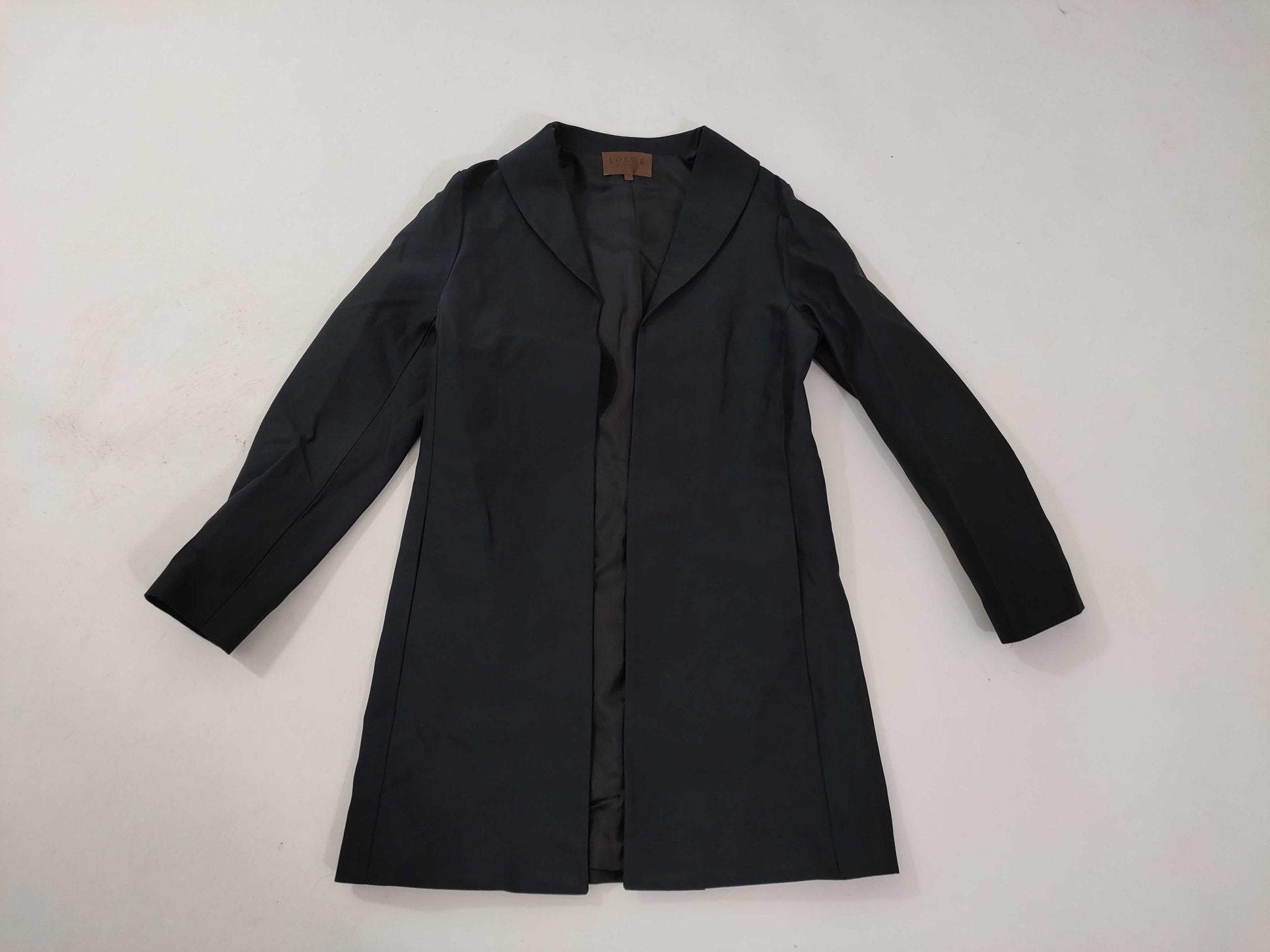 LOEWE Fur Layered Coat/Vest Coat