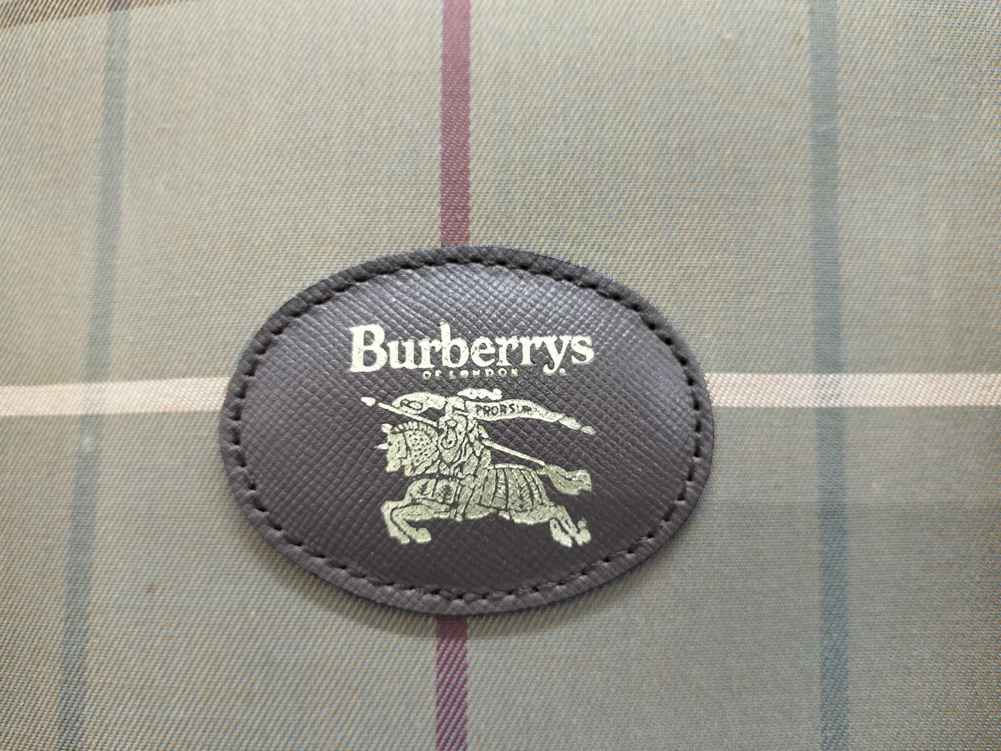 BURBERRY Nova Check Boston Bag