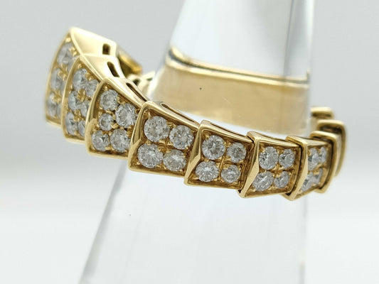 BVLGARI Serpenti Viper, Colored Stones, Diamonds, YG, Au750, 10.0g, Other Accessories 