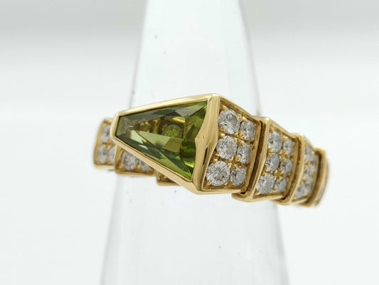 BVLGARI Serpenti Viper, Colored Stones, Diamonds, YG, Au750, 10.0g, Other Accessories 