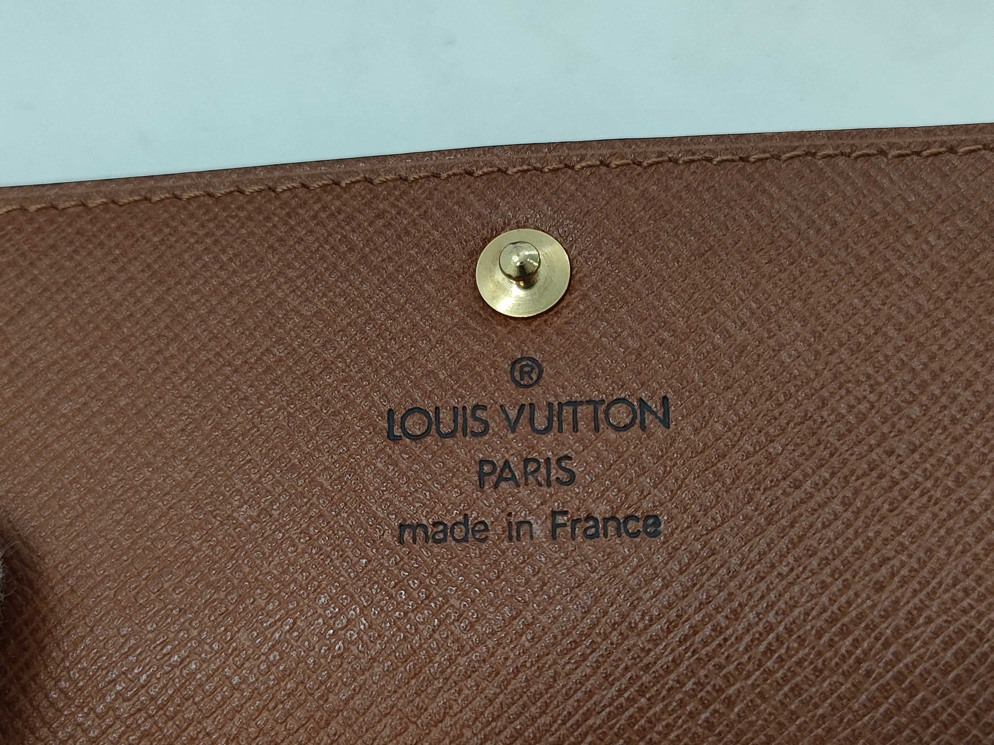 LOUIS VUITTON Monogram Old Portefeuille Sarah Wallet