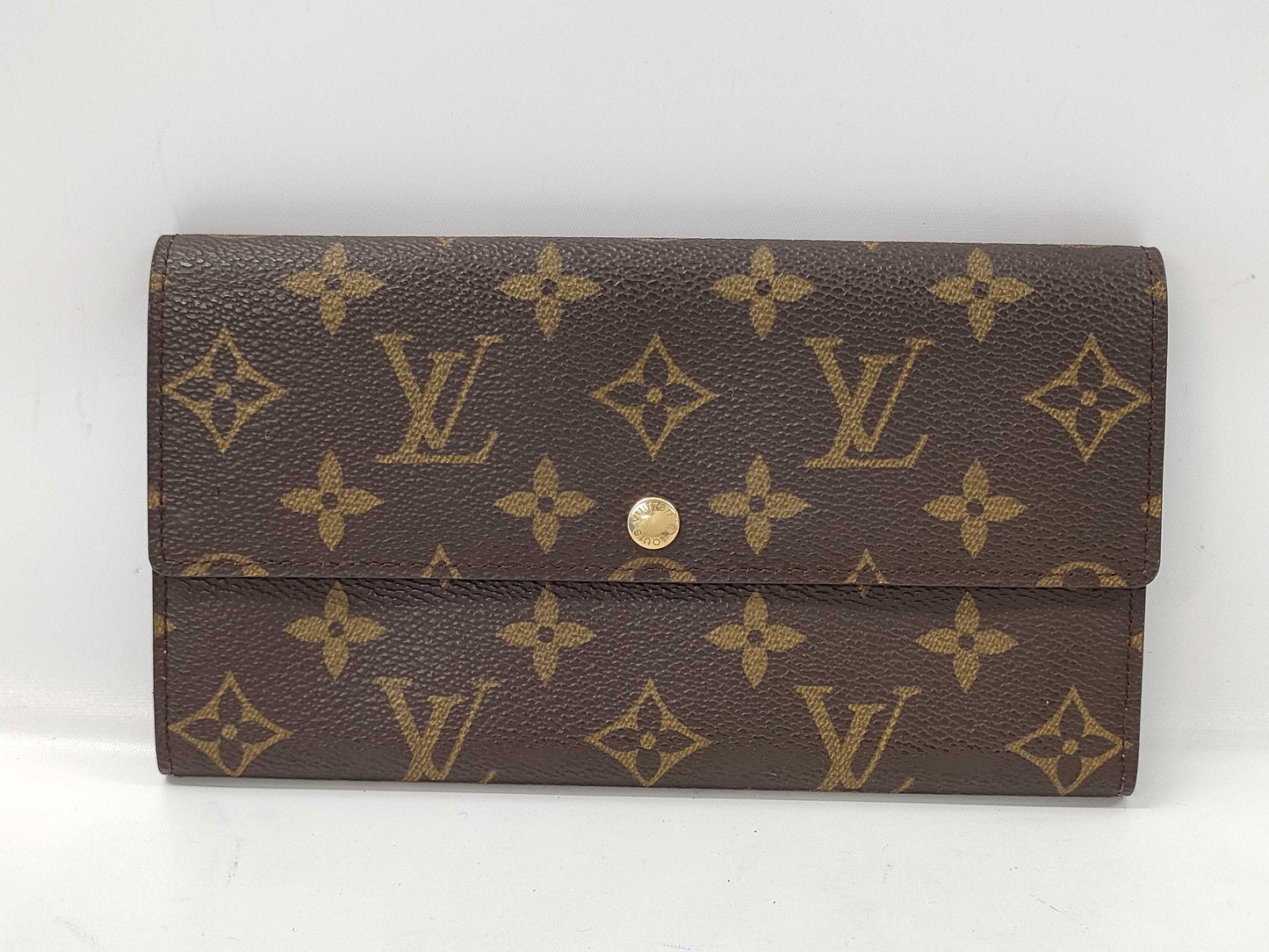 LOUIS VUITTON Monogram Old Portefeuille Sarah Wallet