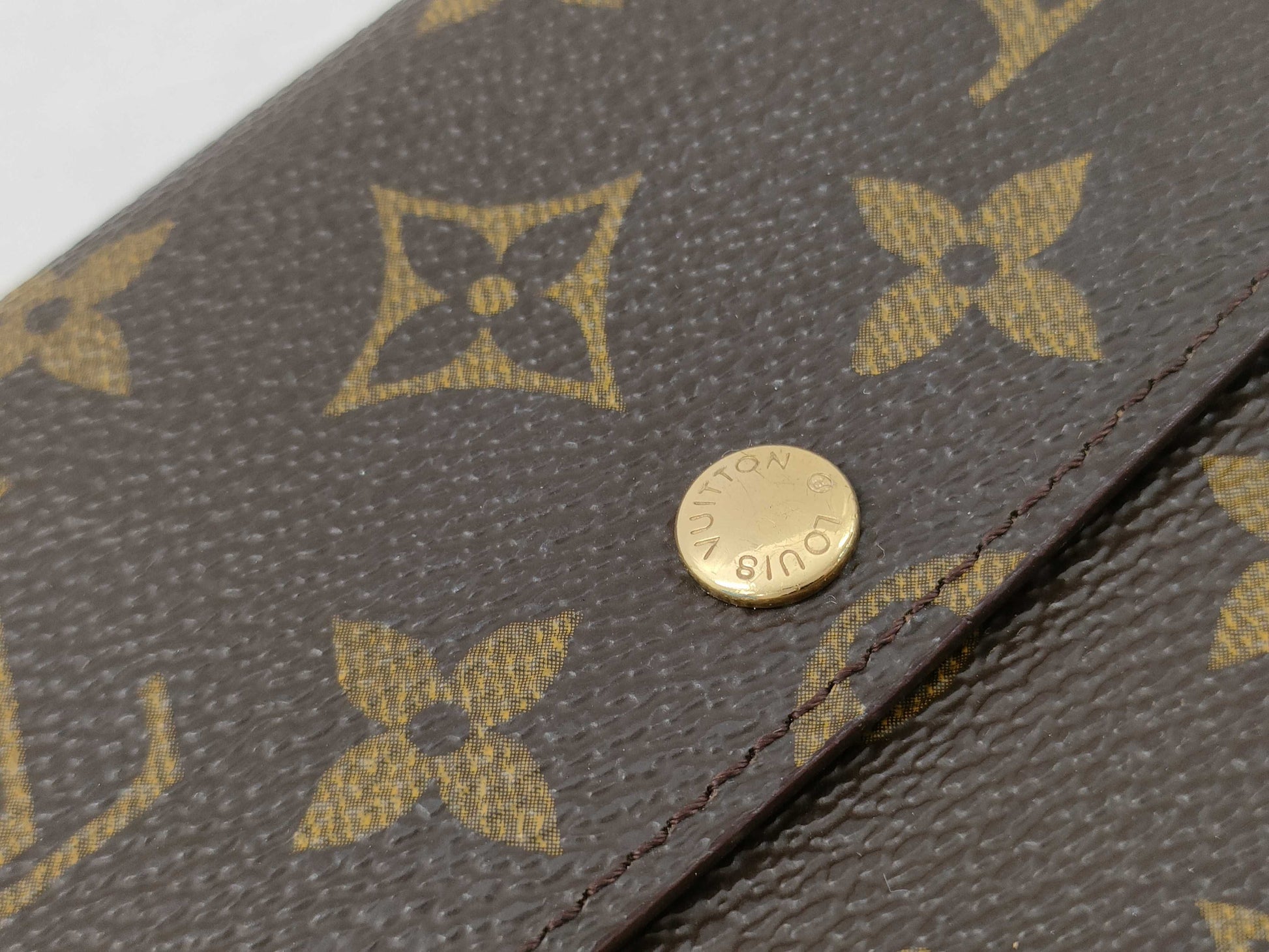 LOUIS VUITTON Monogram Old Portefeuille Sarah Wallet