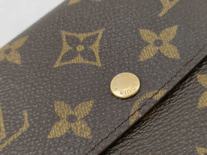 LOUIS VUITTON Monogram Old Portefeuille Sarah Wallet