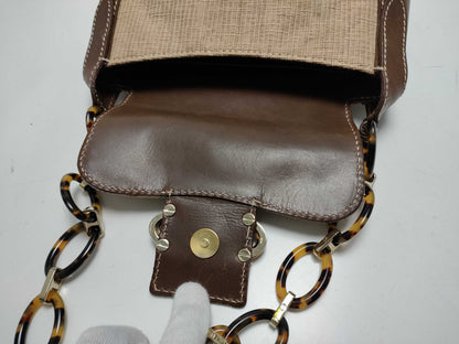 Valentino Garavani Plastic Chain Shoulder Bag