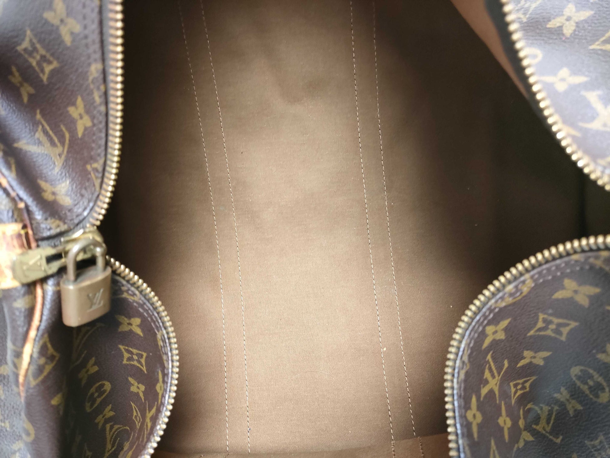 LOUIS VUITTON Monogram M41414 Keepall Bandouliere 55 Boston Bag