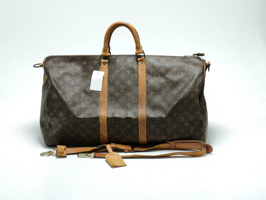 LOUIS VUITTON Monogram M41414 Keepall Bandouliere 55 Boston Bag