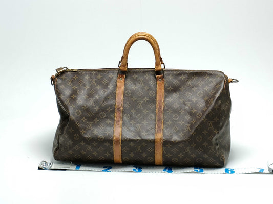 LOUIS VUITTON Monogram M41414 Keepall Bandouliere 55 Boston Bag
