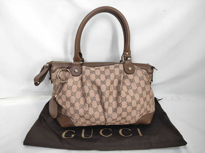 GUCCI GG Supreme handbag without shoulder strap
