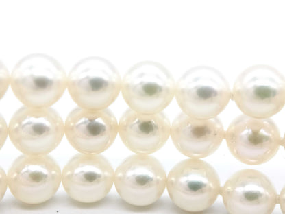 Akoya Pearl Diameter Approx. 5.5mm-6.0mm Triple K18 33.2g Bracelet Bangle 
