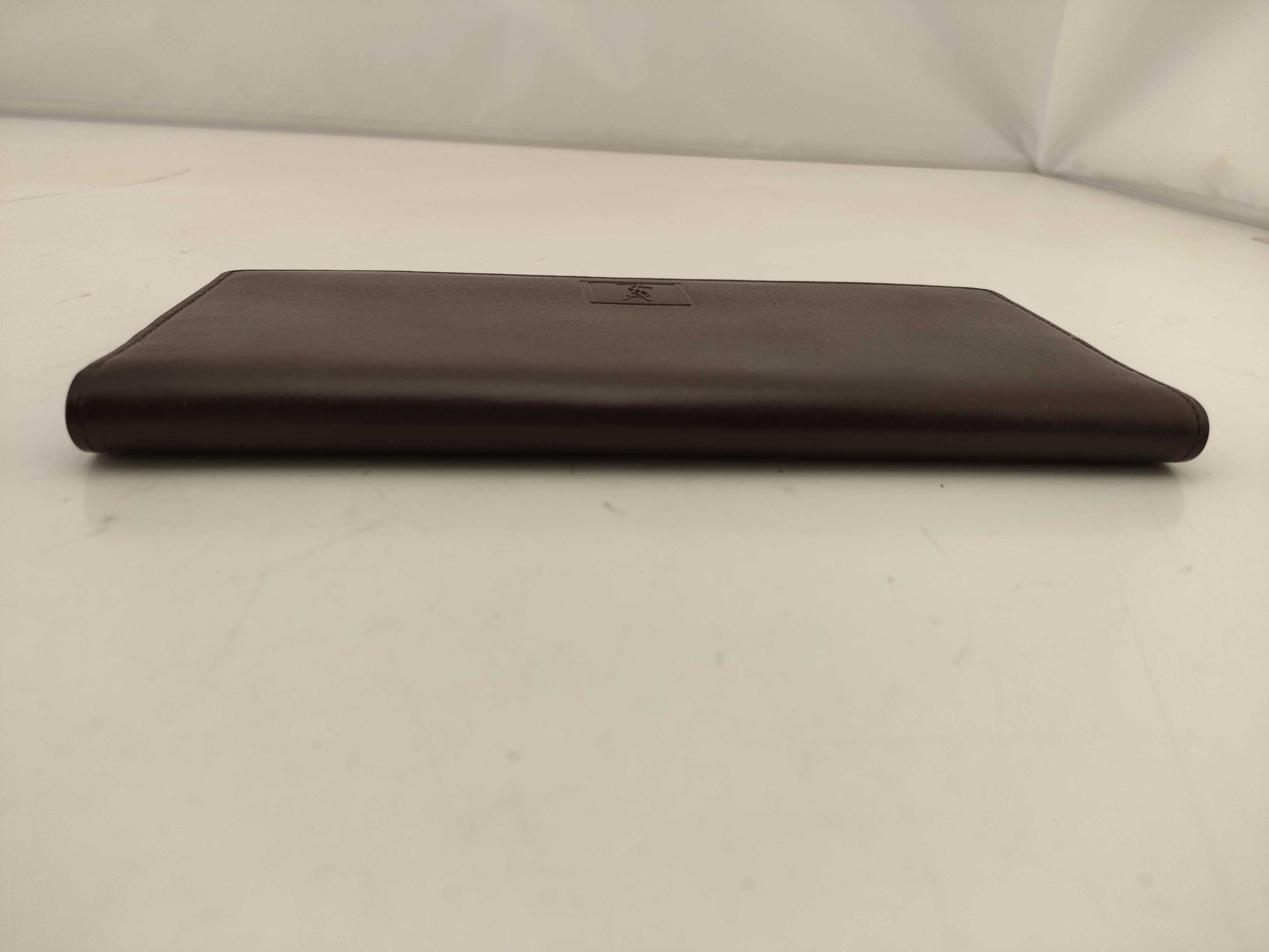 Yves Saint Laurent Long Wallet YSL Brown Leather Wallet