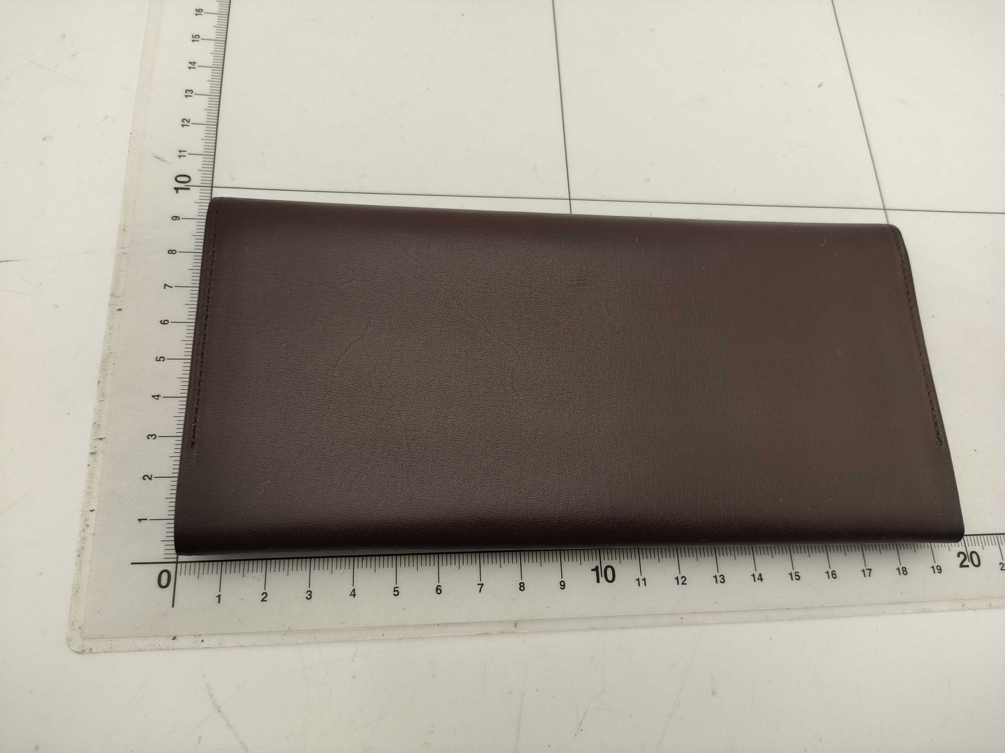 Yves Saint Laurent Long Wallet YSL Brown Leather Wallet