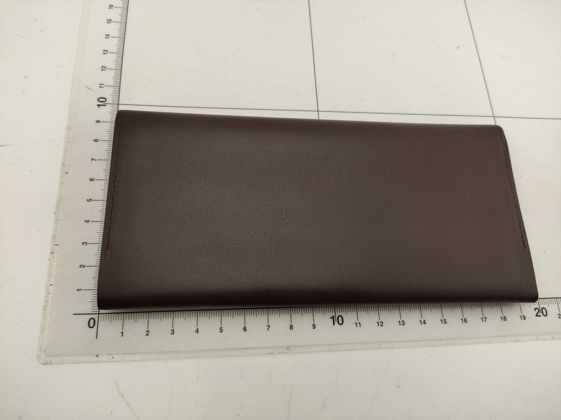 Yves Saint Laurent Long Wallet YSL Brown Leather Wallet