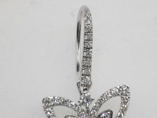 GRAFF Butterfly Diamond WG Au750 4.8g Earrings 