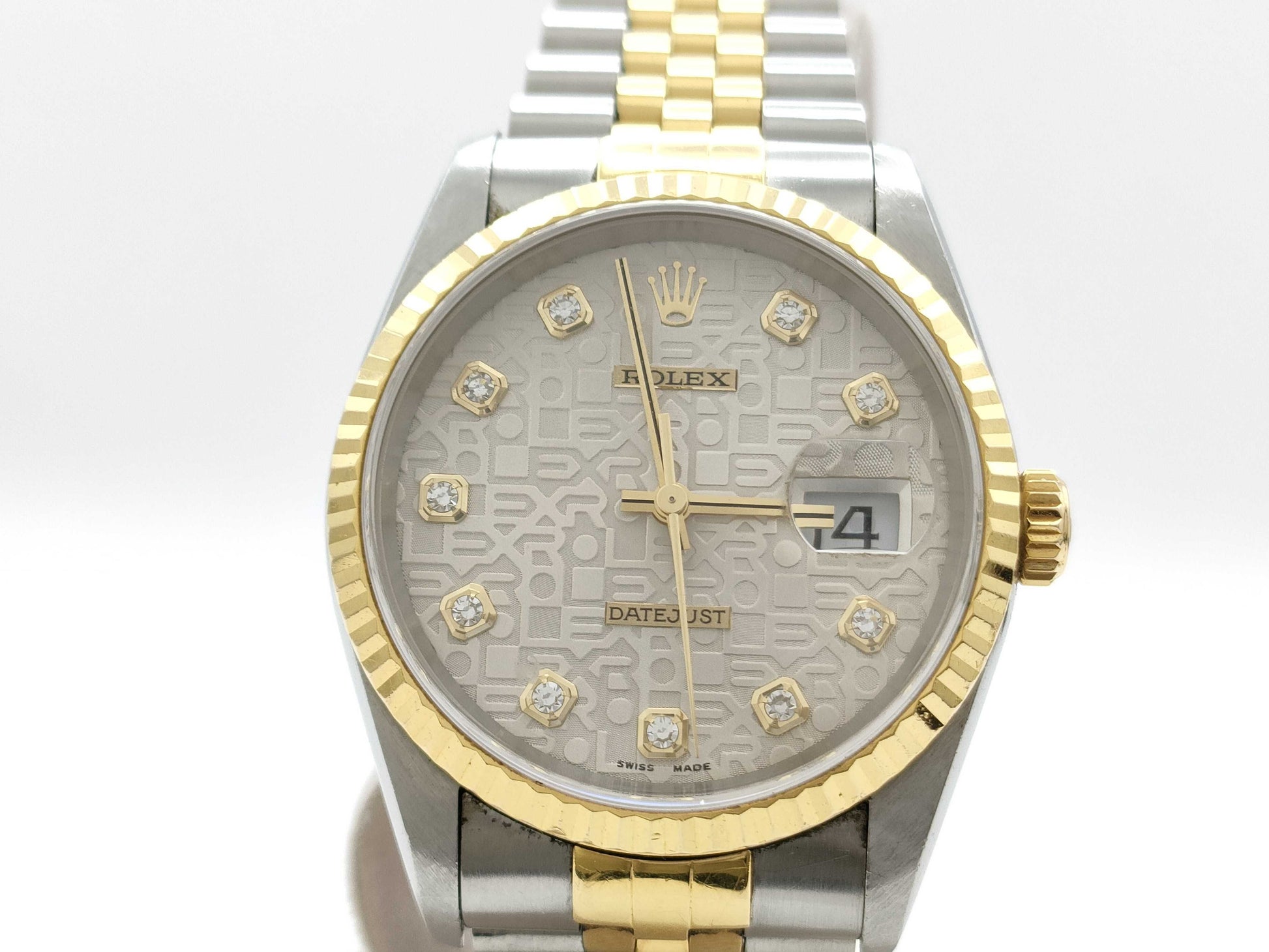 ROLEX 16233G U574920 Silver Horicon Boys' Watch