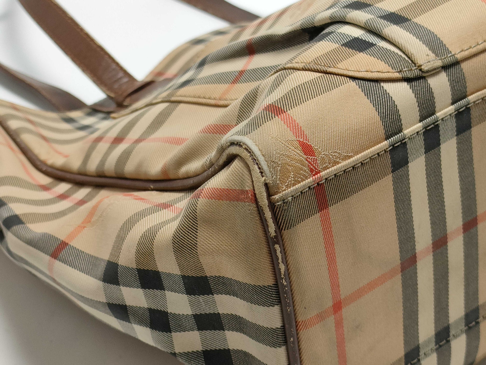 BURBERRY Nova Check/BALLY Canvas Print Bag*2 Tote Bag