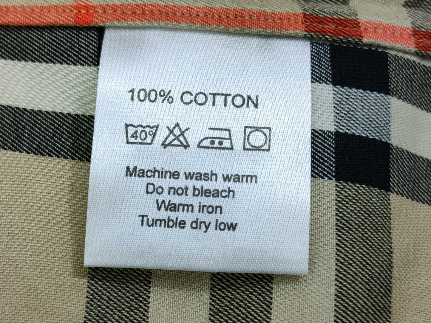 BURBERRY Check Pattern Shirt