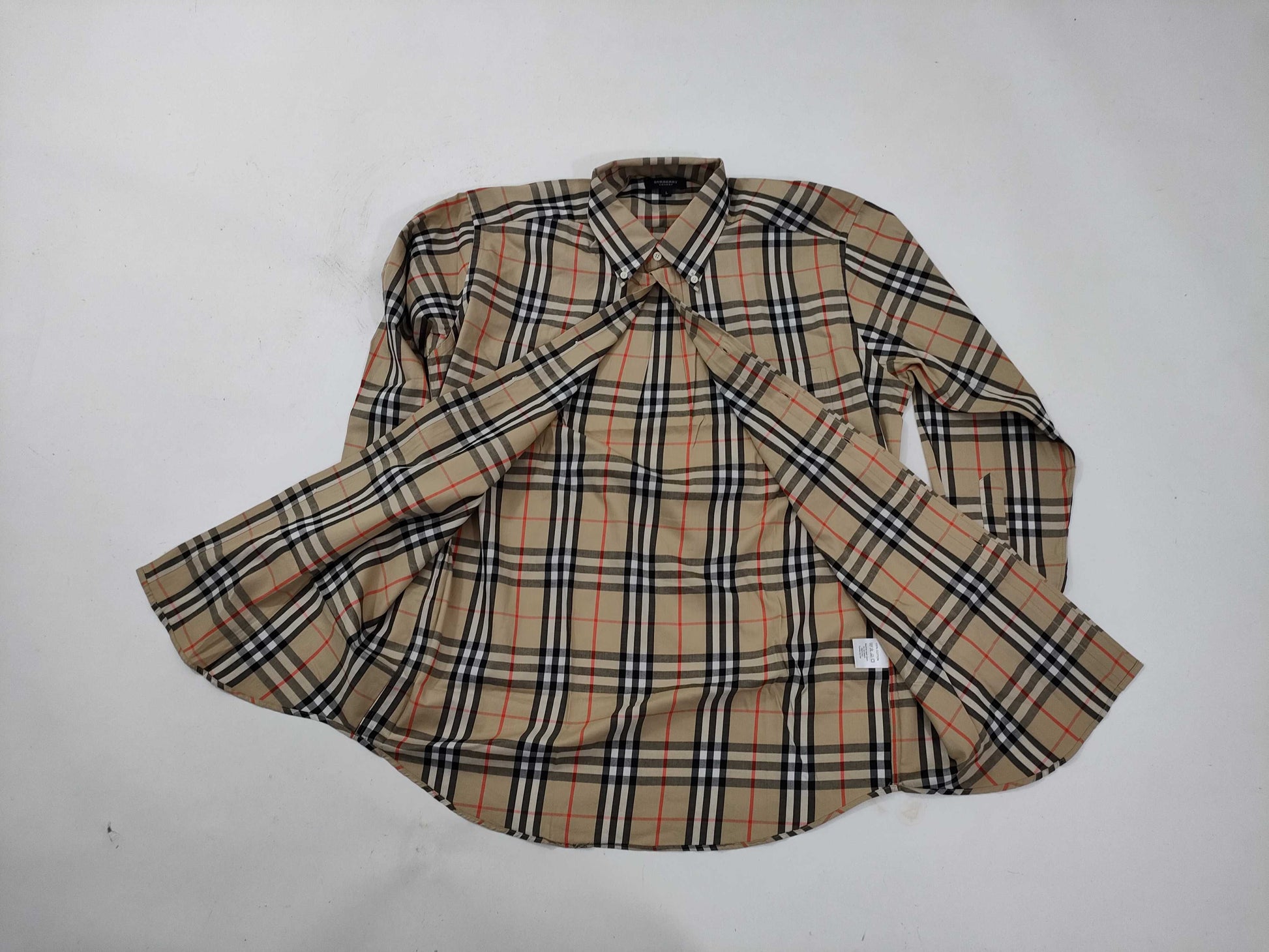 BURBERRY Check Pattern Shirt