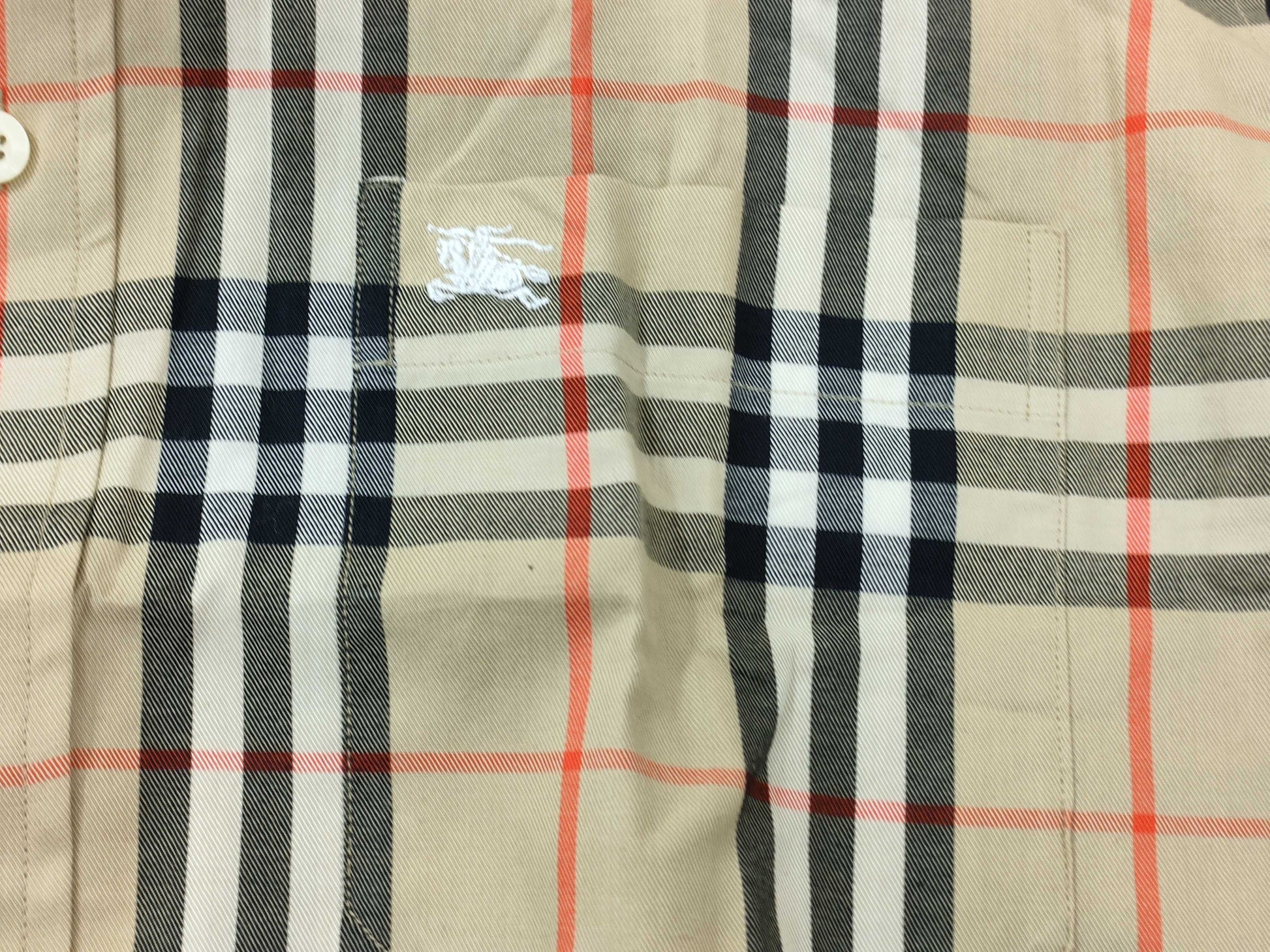 BURBERRY Check Pattern Shirt