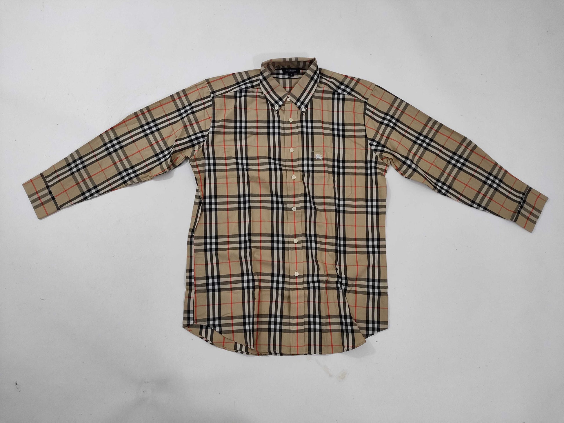 BURBERRY Check Pattern Shirt