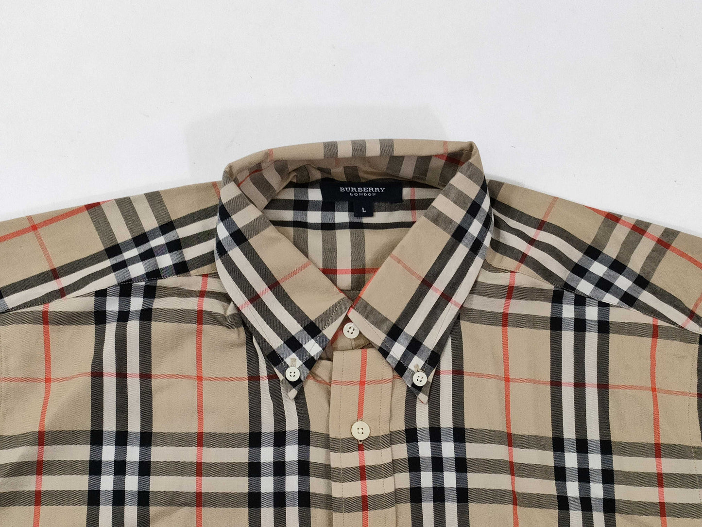 BURBERRY Check Pattern Shirt