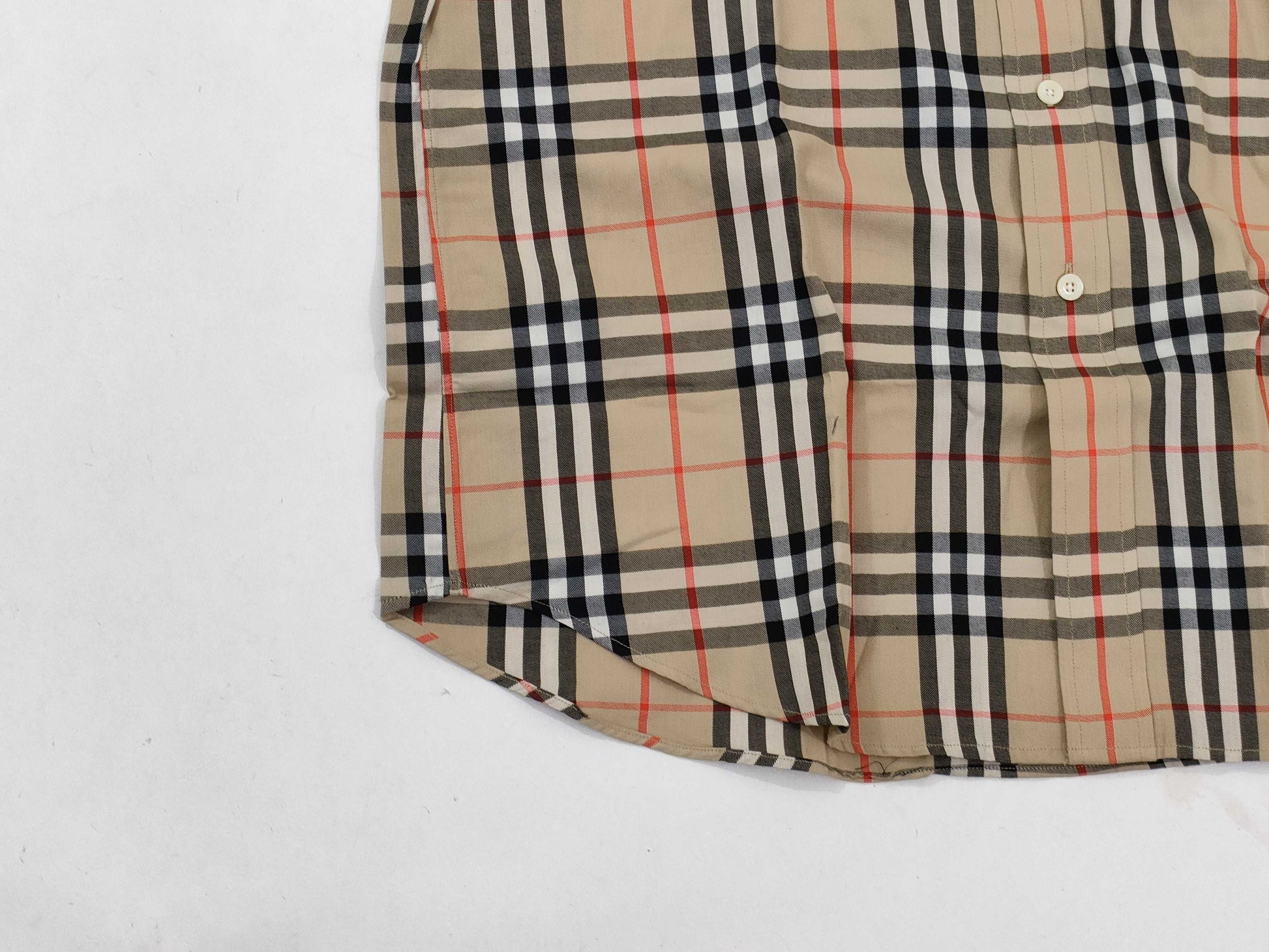 BURBERRY Check Pattern Shirt
