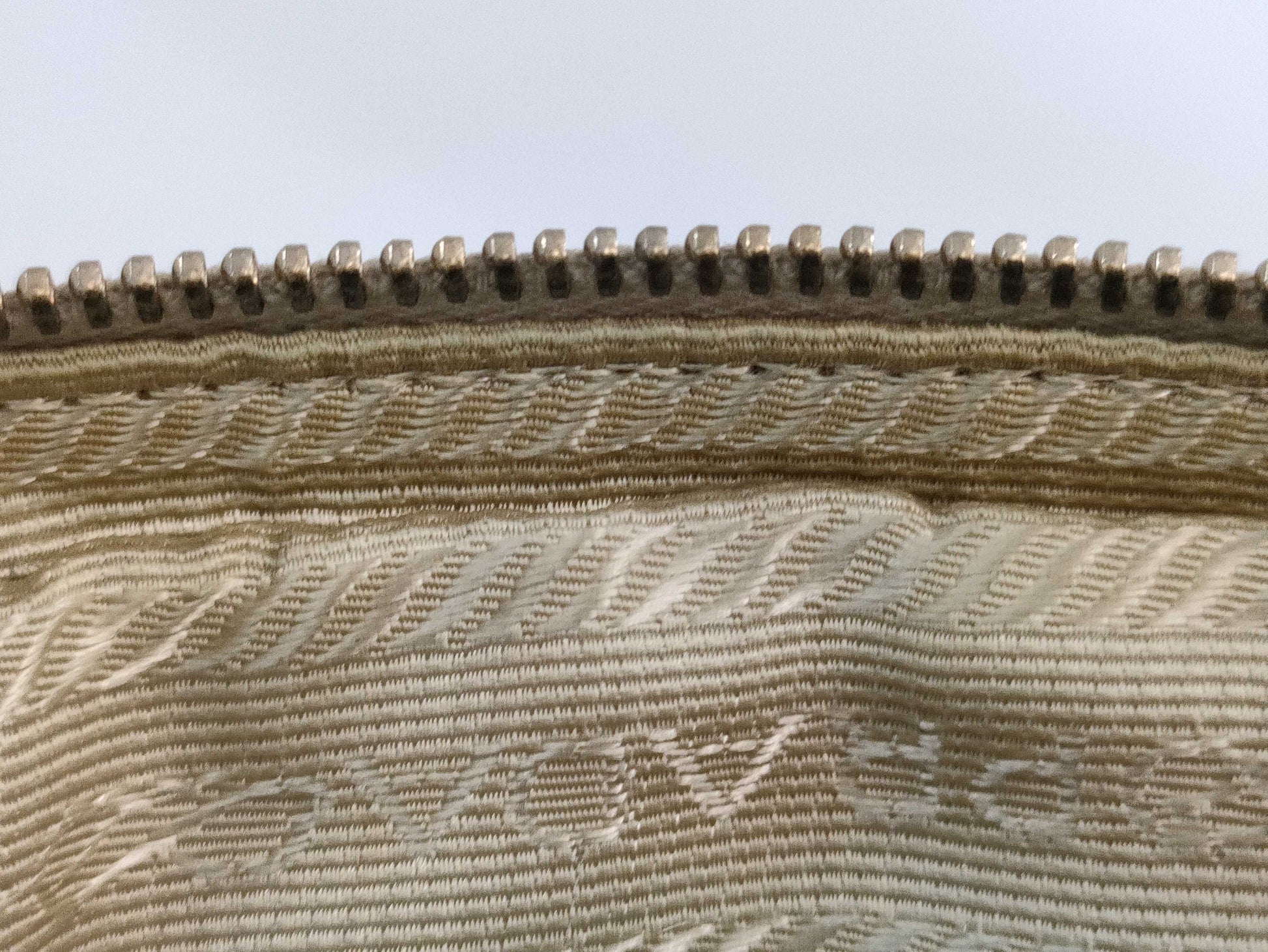 PRADA Nylon Mini Hand Triangle Logo Pouch Handbag