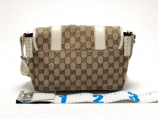 GUCCI GG canvas shoulder bag