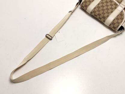 GUCCI GG canvas shoulder bag