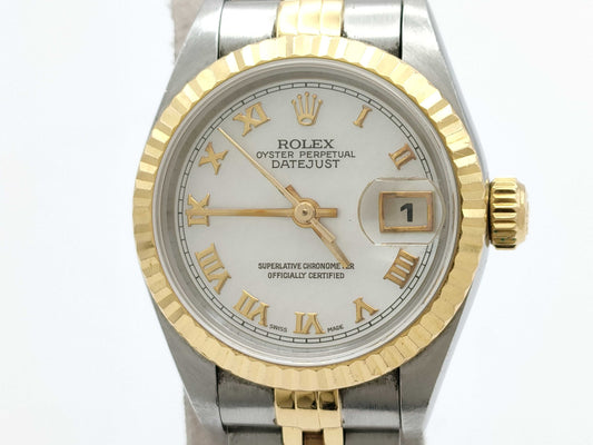ROLEX 69173 U397622 Shell Roman Women's Watch