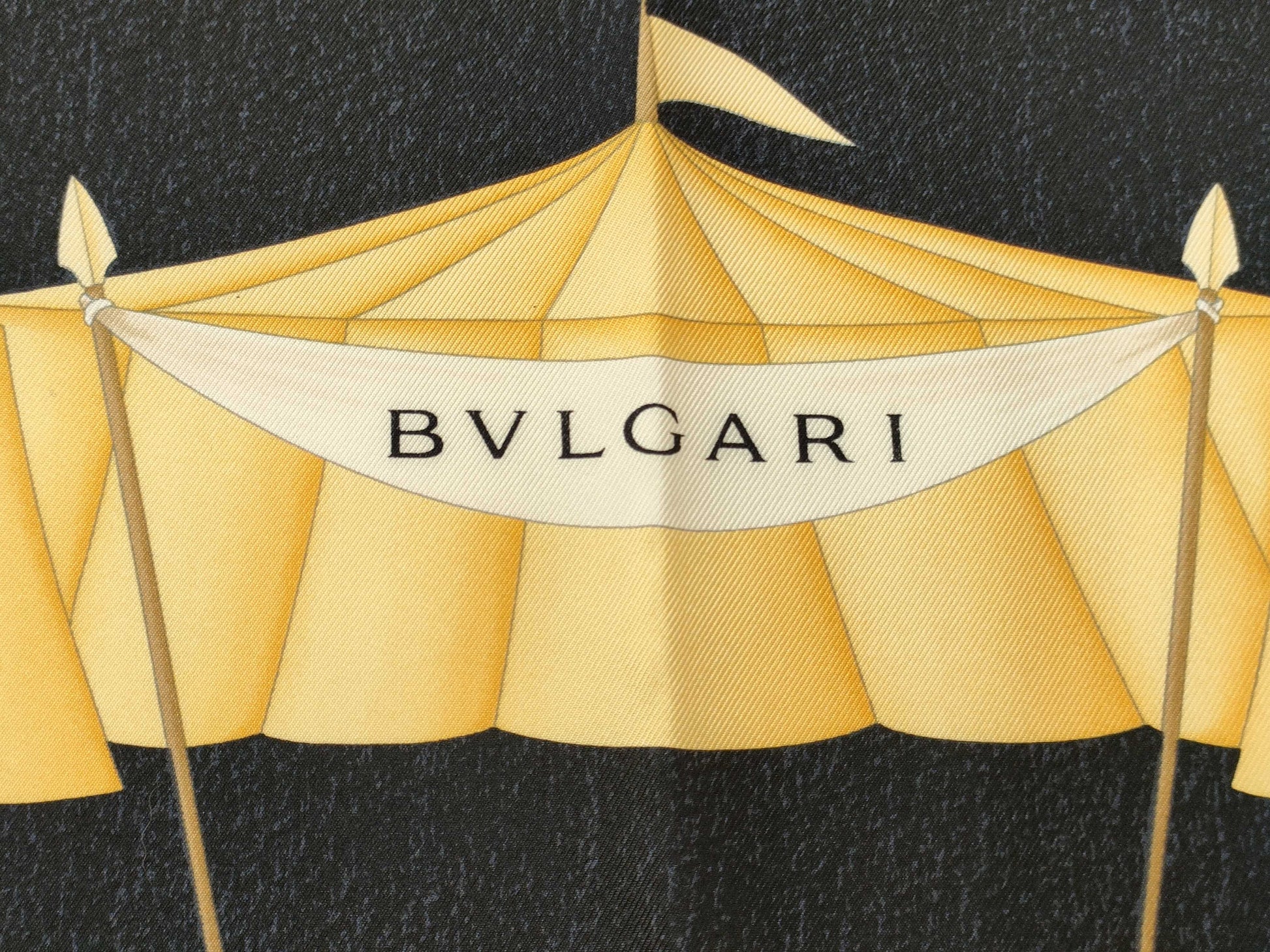 BVLGARI Retro Design Silk Scarf