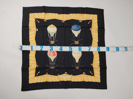 BVLGARI Retro Design Silk Scarf