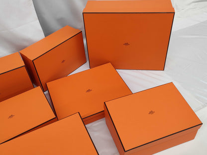 HERMES 14-Piece Empty Box Set / Includes 110cm Garment Case. Brand Empty Box Set. Brand Empty Box Set.