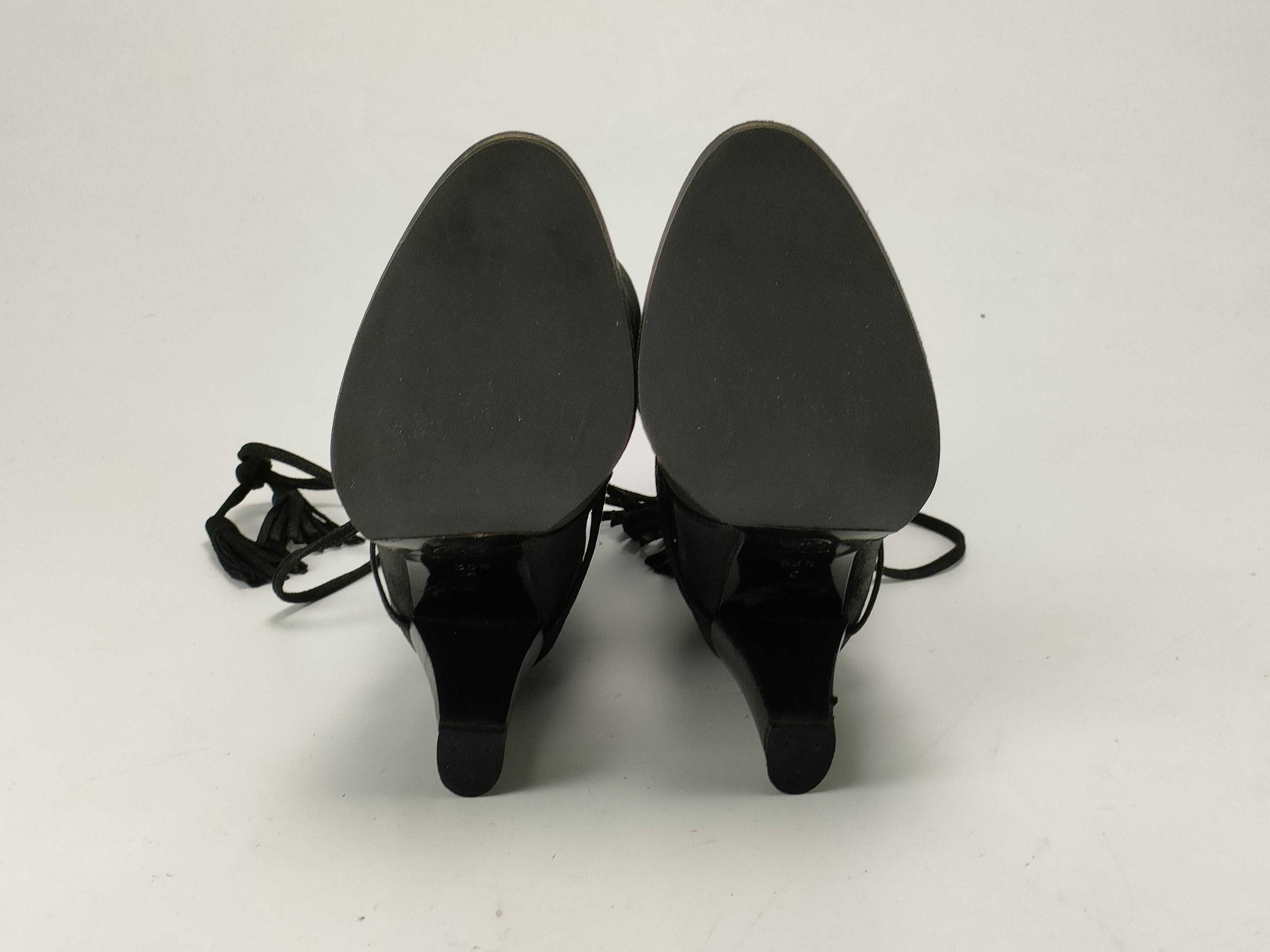CHANEL Coco Black Fur Other Shoes