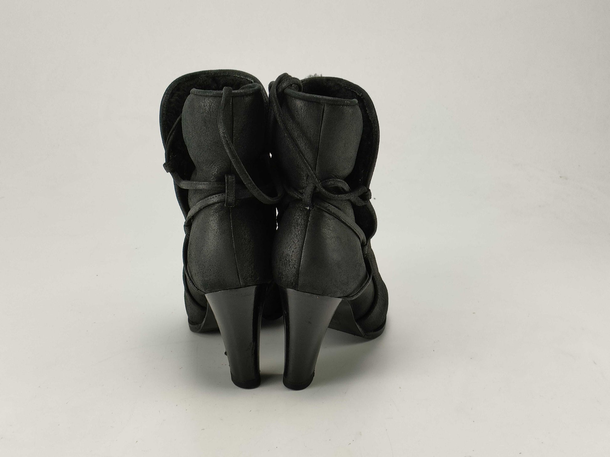 CHANEL Coco Black Fur Other Shoes