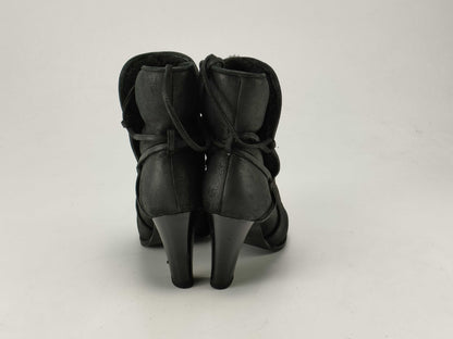 CHANEL Coco Black Fur Other Shoes
