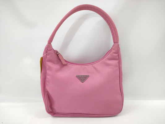 PRADA Nylon Mini Handbag Pink Handbag